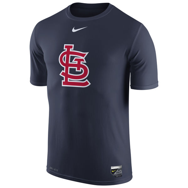 MLB Men St. Louis Cardinals Nike Authentic Collection Legend Logo 1.5 Performance TShirt  Navy->->Sports Accessory